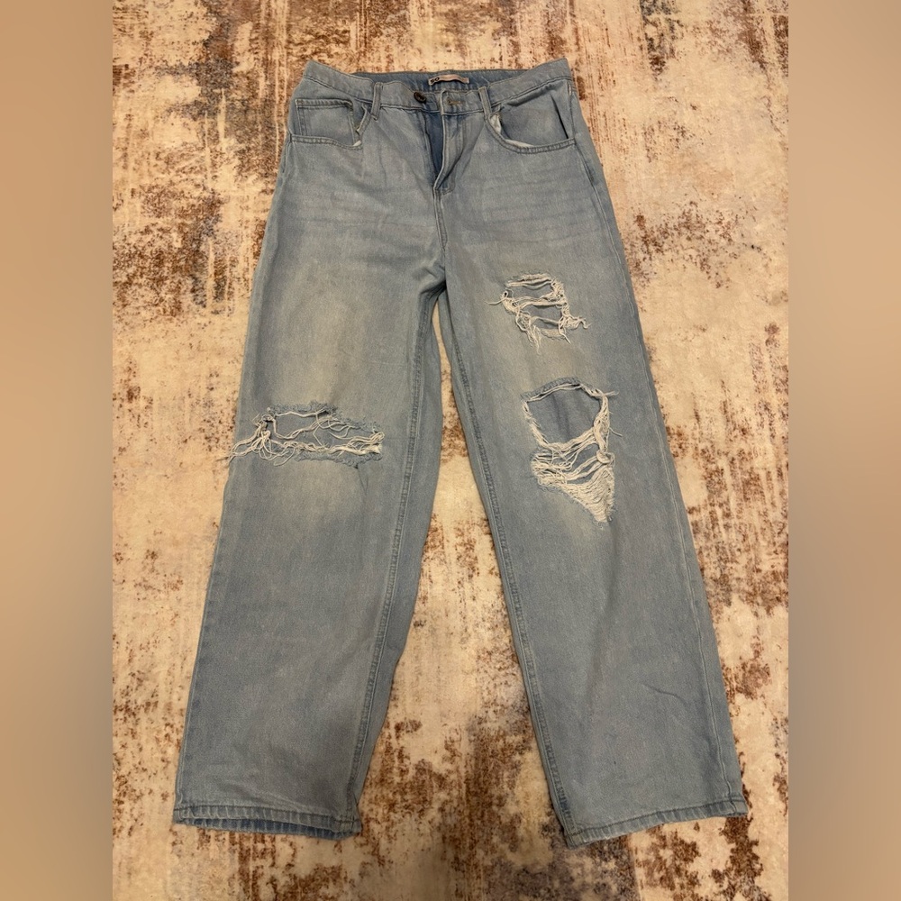 SO juniors highest rise baggy jeans size 11